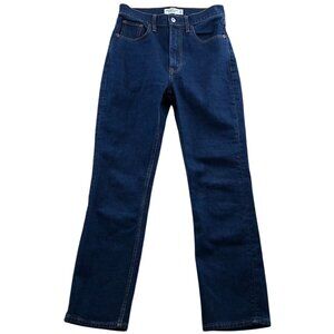 Abercrombie & Fitch Womens Jeans Size 25/0 Ultra High Rise Ankle Straight Blue
